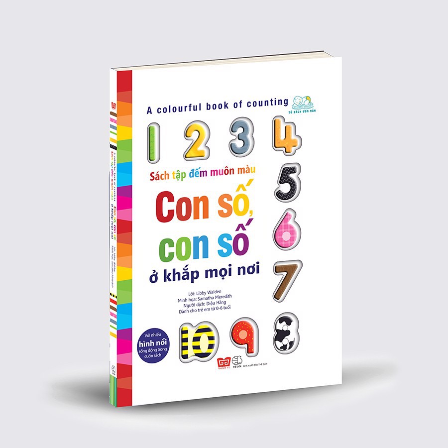 Sách Tập Đếm Muôn Màu - Con Số, Con Số Ở Khắp Mọi Nơi - A Colourful Book Of Counting | BigBuy360 - bigbuy360.vn