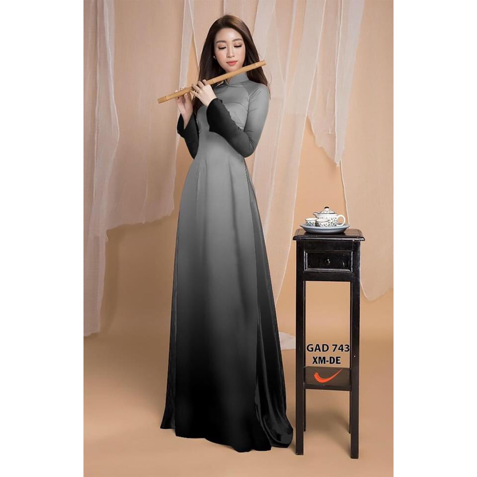 Vải áo dài màu ombre