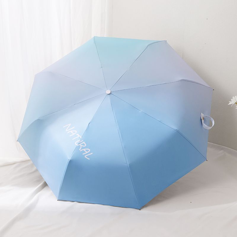 Dù Gấp Tự Động Chống Tia Cực Tím Màu Sắc Gradient Dành Cho Nữ