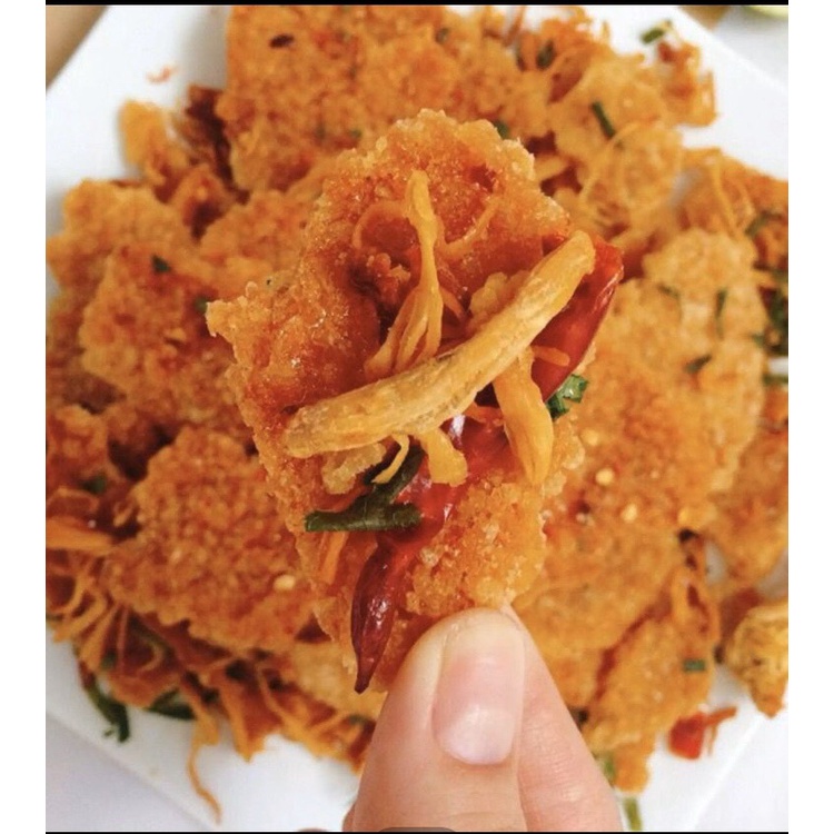 Cơm cháy bể mắm hành loại ngon 200g