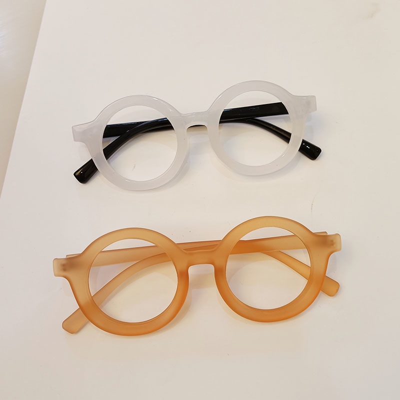 * * K nh R m tr em * Gọng Kính Tròn Dễ Thương Trang Trí Không Tròng Kính Dành Cho Bé Trai Bé Gái
