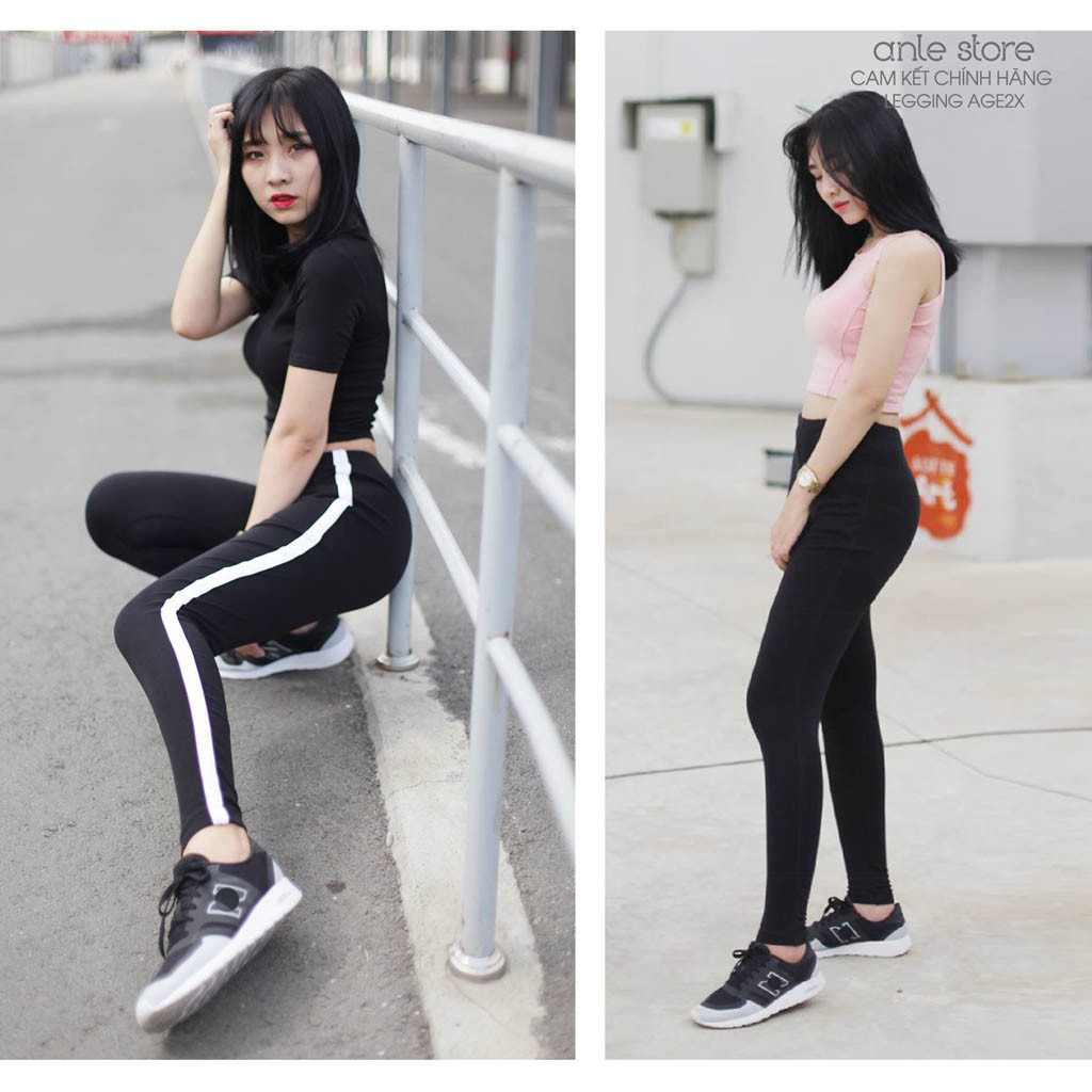 QUẦN LEGGING NÂNG MÔNG THUN BORIP DÀY ĐẸP LOẠI 1 AGE2X HÀNG VNXK NHIỀU MÀU (Ảnh Thật + Video) | BigBuy360 - bigbuy360.vn