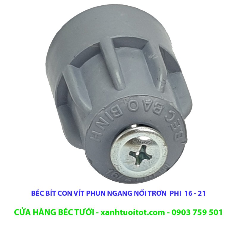 Bộ 10 cái BÉC BÍT CON VÍT NỐI TRƠN PHI 21 PVC