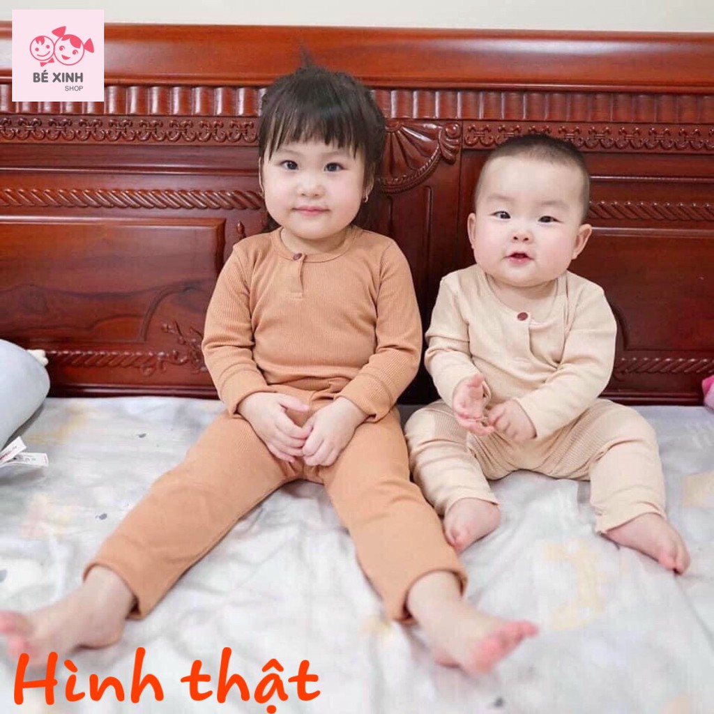 Sale! Bộ quần áo dài tay thun lạnh cho bé gái, bé trai từ (5-18kg) họa tiết hoạt hình dễ thương ( bộ áo có mũ) (DT11)