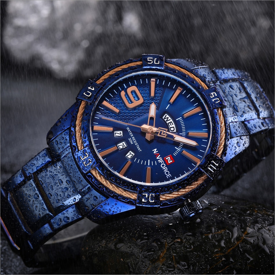 Đồng hồ NAVIFORCE NF-9117S thiết kế sang trọng thời trang cho nam