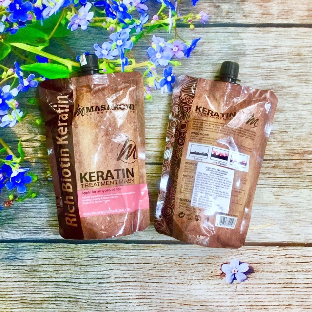 DẦU HẤP Ủ TÓC PHỤC HỒI CHUYÊN SÂU MASARONI KERATIN TREATMENT MASK  500Ml