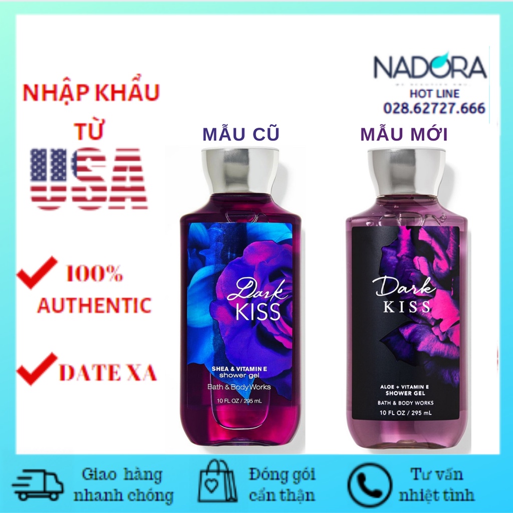 Sữa tắm Bath and Body Works Dark Kiss Shower Gel