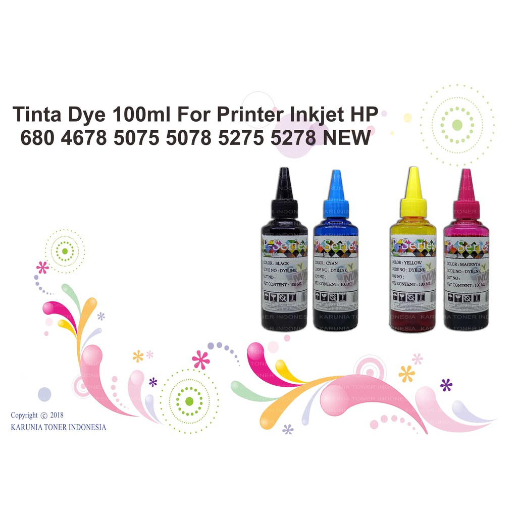 Hộp Mực In 100ml Cho Máy In Hp 680 1115 1118 2135 2138 2675 2676 2677 2678 3635 3638 3775