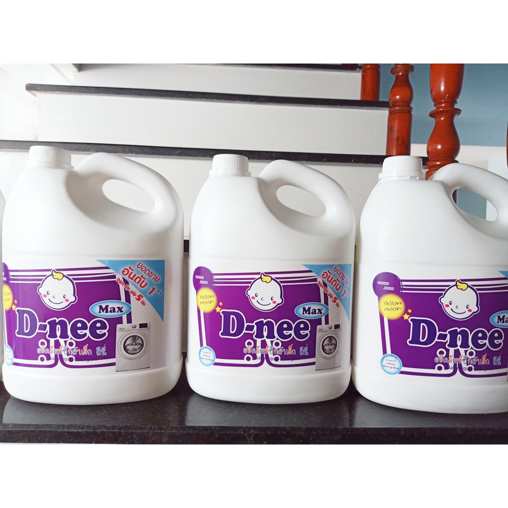 Nước giặt xả Dnee Max bình 3600ml công nghệ Thái Lan, nước giặt xả dùng cho cả người lớn và em bé, hương thơm dịu nhẹ