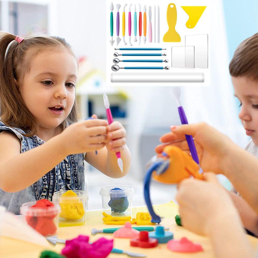 Set 19 Dụng Cụ Điêu Khắc Đất Sét Chuyên Dụng