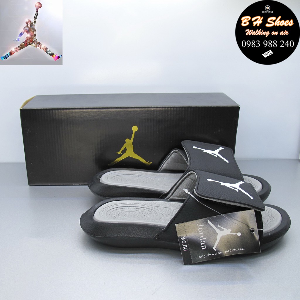 Dép Jordan hydro 6 Free ship + hộp hàng loại 1.1 JD bóng rổ siêu cấp quai ngang dán nam nữ unisex hot trend. BH Slippers