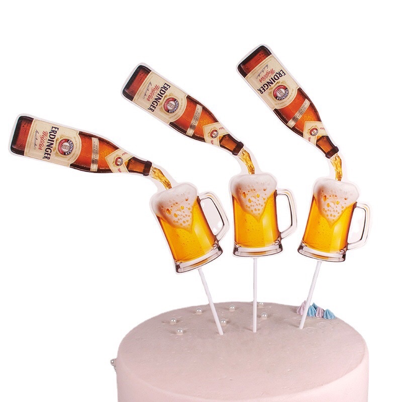 Trang trí bánh sinh nhật - Sét thẻ giấy trang trí bánh kem mới nhất