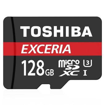 [Mã 252ELSALE hoàn 7% đơn 300K] Thẻ nhớ MicroSDXC Toshiba Exceria U3 128GB 90MB/s (Đen)