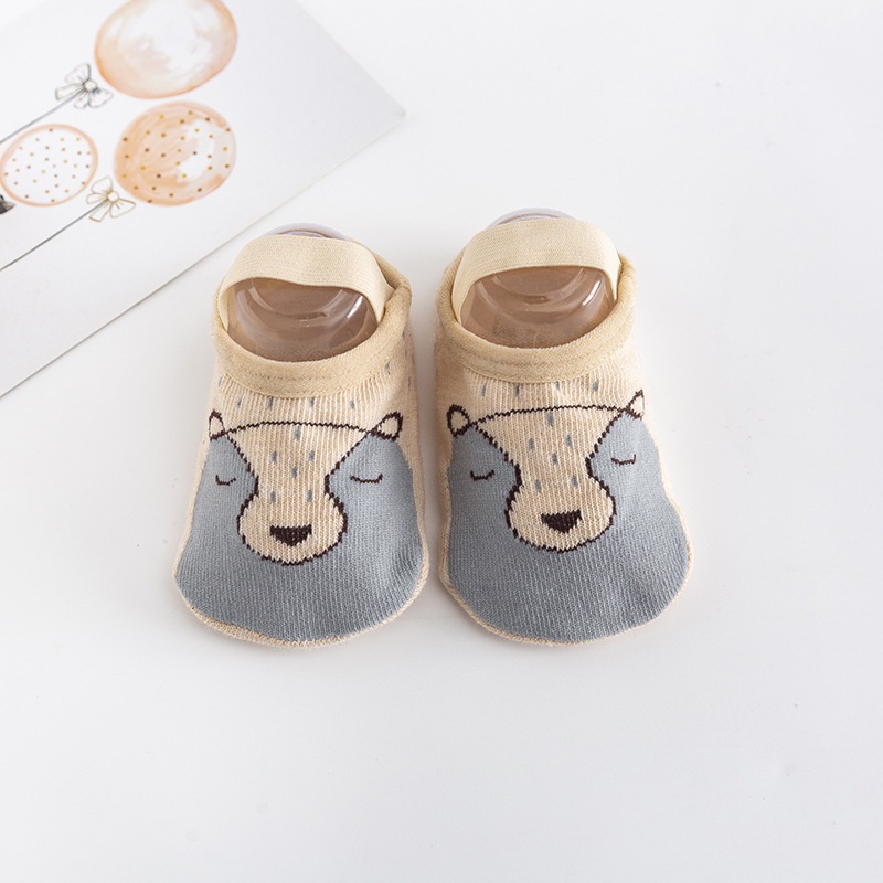 Vớ trẻ em Vớ Cotton Chống Trượt In Họa Tiết Hoạt Hình Có Quai Đeo Chống Trượt Dành Cho Bé Sơ Sinh