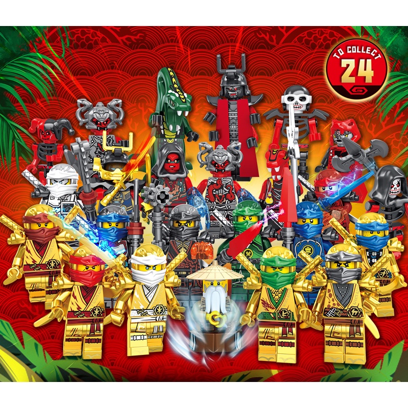 COMBO 24 Minifigures Lắp Ráp Nhân Vật Trong Trong Phim Hoạt Hình Đồ Chơi Lắp Ráp 11401