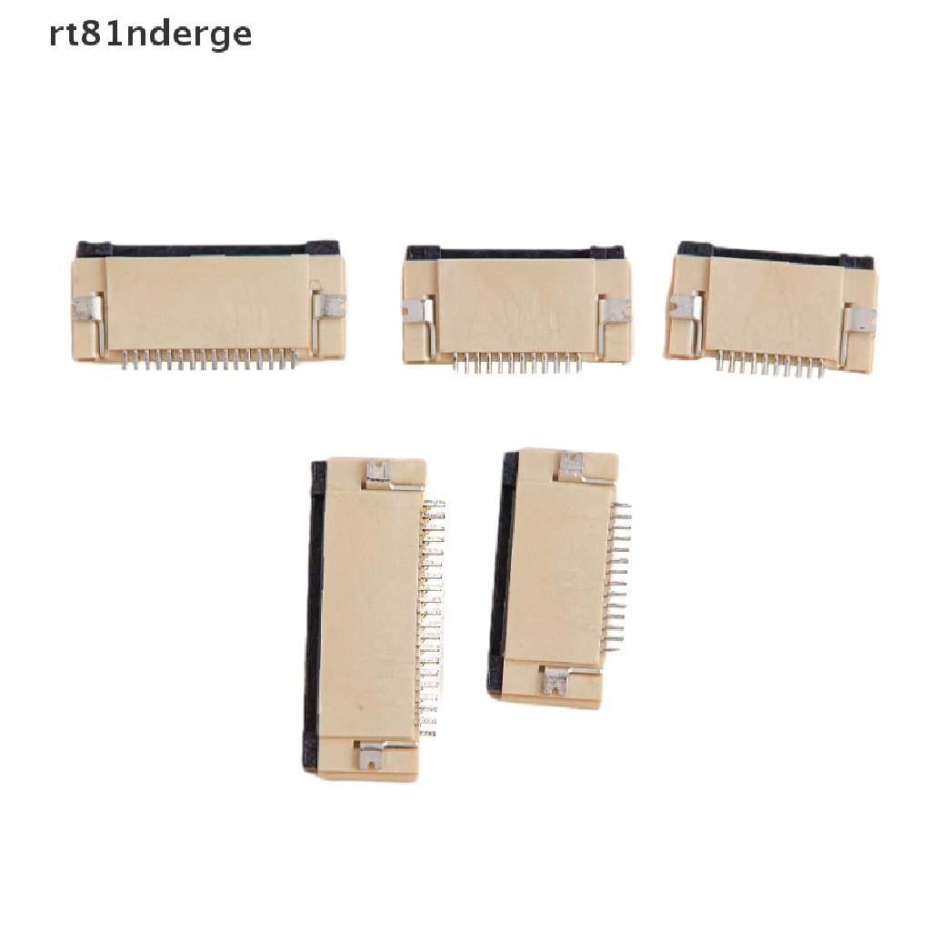 【ge】 10Pcs 0.5mm Pitch Under Clamshell Socket FPC FFC Flat Cable Connector .