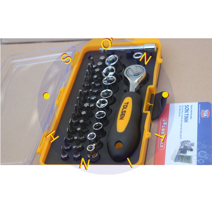 Bộ Mũi Vít Tolsen 20035 38 chi tiết