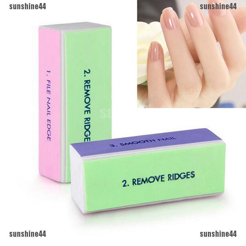 Fs Set 2 / 5 / 10 Khối Chà Nhám 4 Chiều Chuyên Dụng Cho Làm Móng Nghệ Thuật