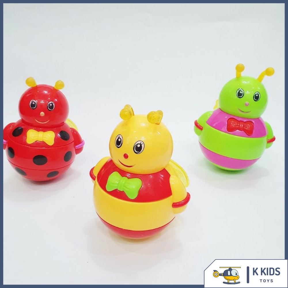 Đồ chơi con Ong lật đật vui nhộn có đèn và nhạc cho bé