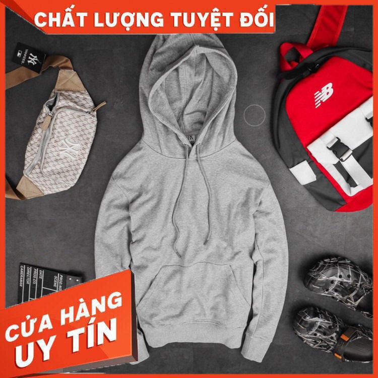 Áo hoodie ZARA - Áo khoác nỉ bông nón 2 lớp dày dặn chất lượng đẹp