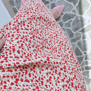 Chân váy hoa nhỏ eo bo chun 2 size s,m
