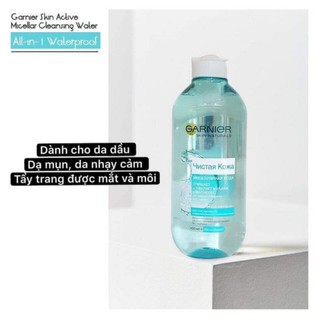 Nước tẩy trang GARNIER dành cho da nhờn