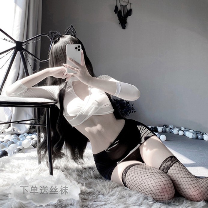 Đồ ngủ sexy cosplay thư ký nóng bỏng