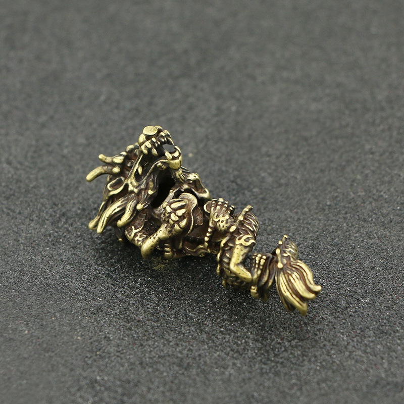 Mặt Dây Chuyền Hình Rồng Bằng Đồng Nguyên Chất