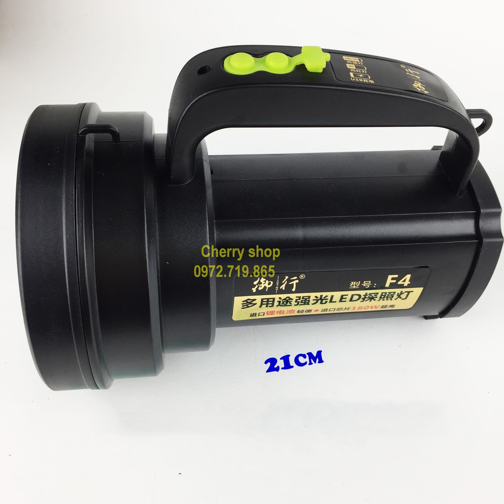 ĐÈN PIN SIÊU SÁNG LED SẠC ĐIỆN CHỐNG NƯỚC ĐA NĂNG FX F4 PIN KHỦNG BỀN BỈ