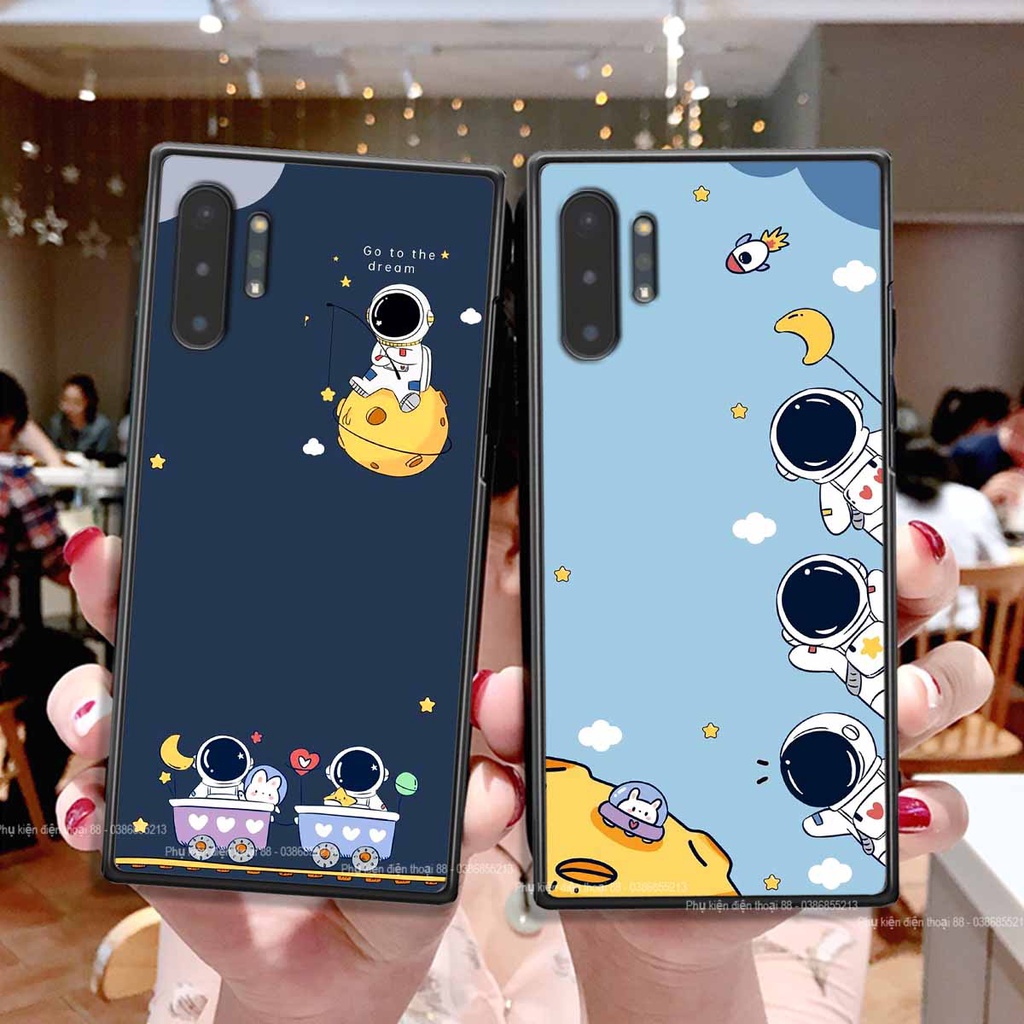 Ốp Samsung Note 10 / Note 10 Plus / Note 10+ hình bầu trời, phi hành gia đẹp, ốp lưng điện thoại samsung galaxy viền dẻo
