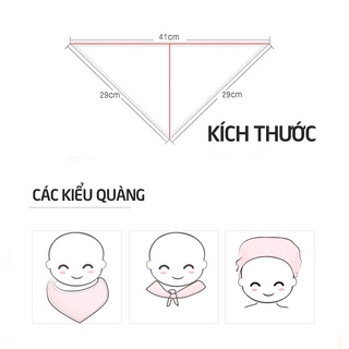 Yếm tam giác xô Nhật cho bé