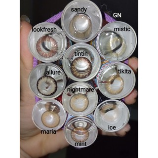 Lens Nâu Brown - ib để chọn mẫu