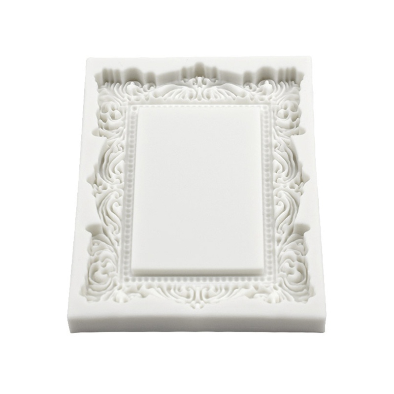 Khuôn Silicone Làm Nến Kẹo Hình Khung Ảnh Phong Cách Châu Âu DIY