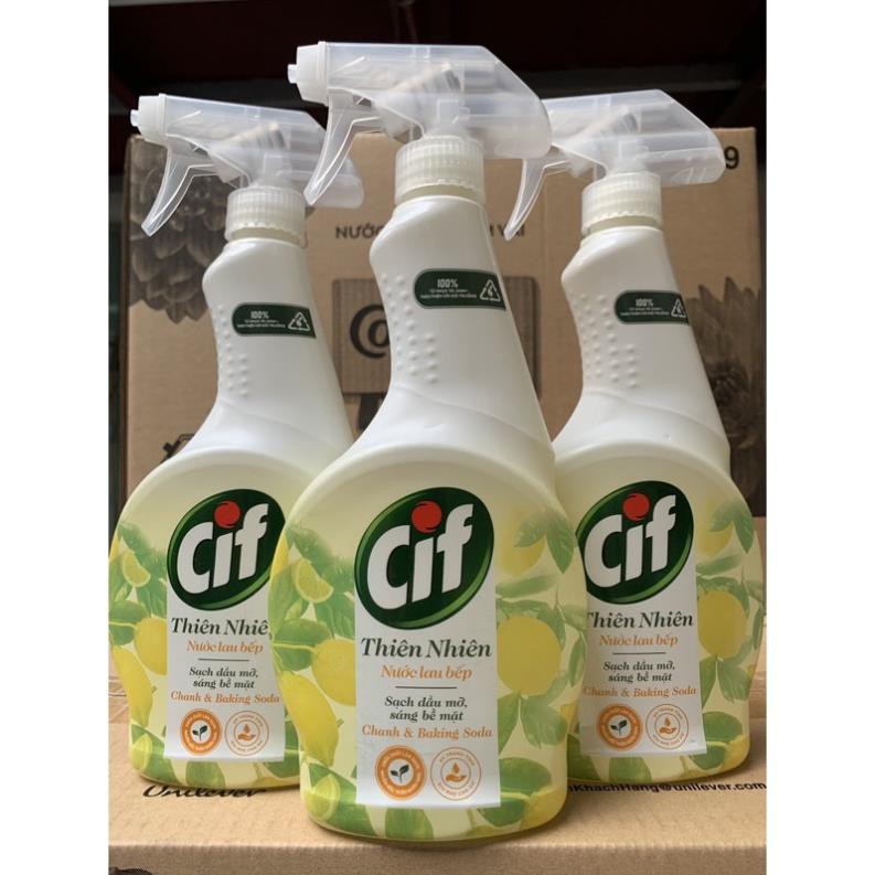 Nước lau bếp Cif 520ml