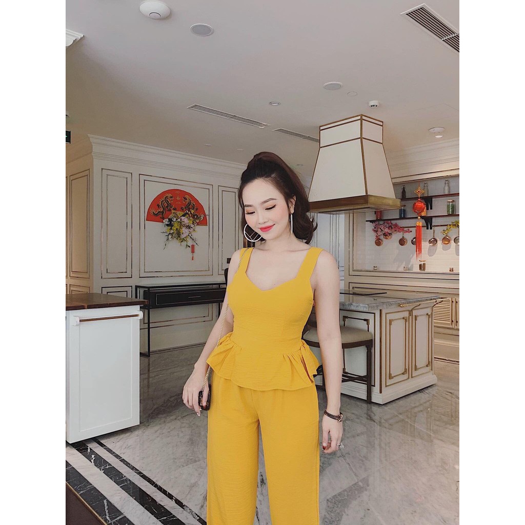 (S49) Set nữ peplum 2 dây