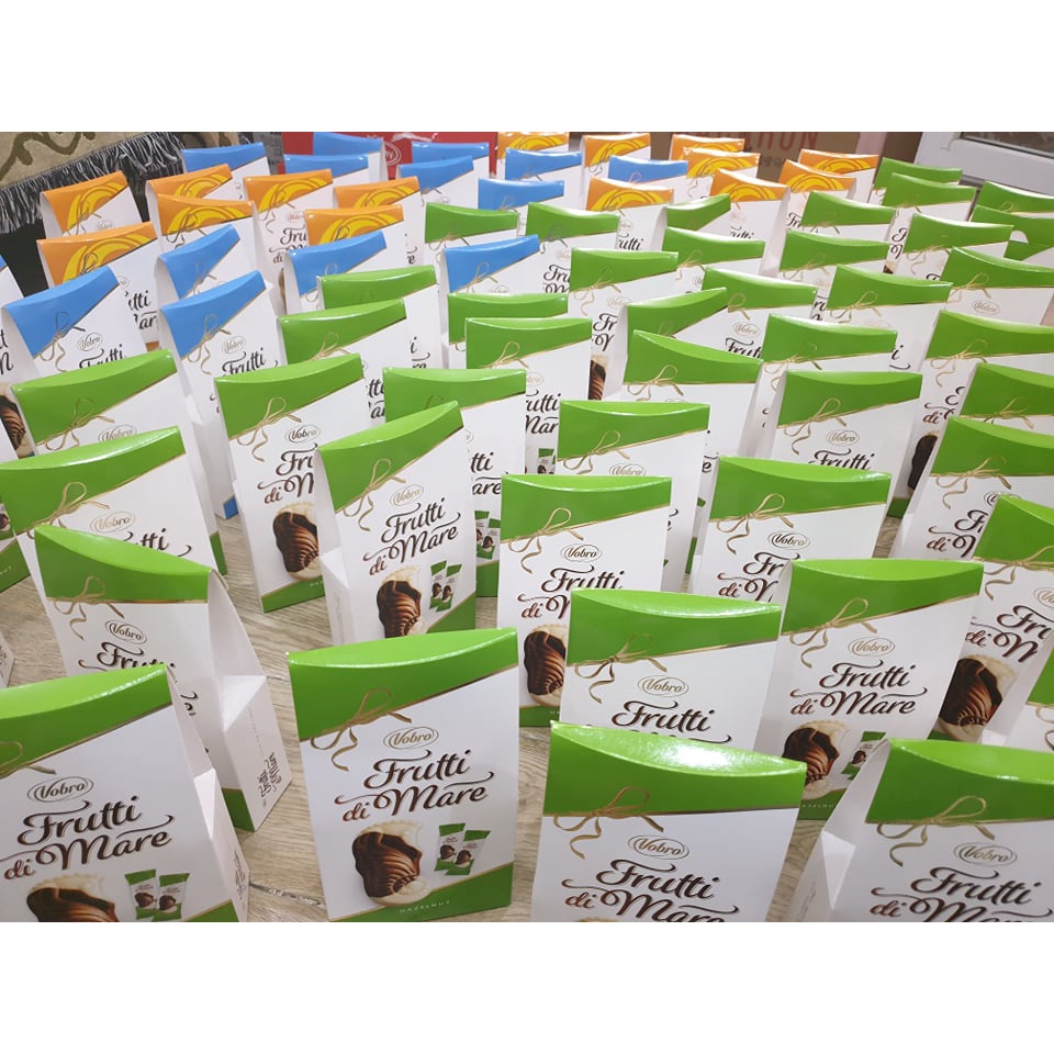 Hộp quà kẹo sôcôla sò hiệu Vobro 94g