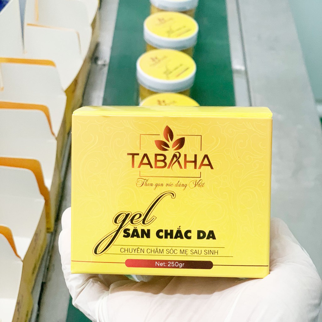 Kem tan mỡ bụng tặng Gen Nịt bụng thước dây tabaha 250g cho mẹ sau sinh 2 tháng