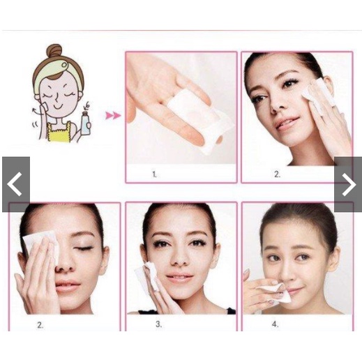 [HÀNG CÓ SẴN] HỘP BÔNG TẨY TRANG 3in1 cotton 100% mềm mịn hộp 320 miếng