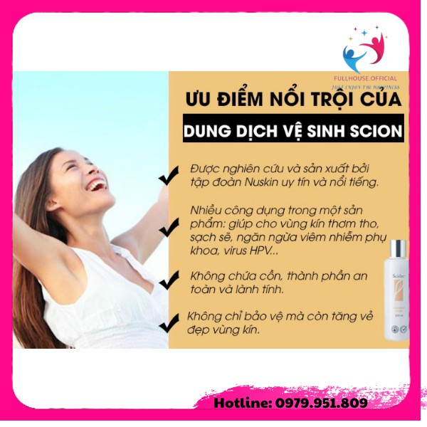 Dung Dịch Vệ Sinh Phụ Nữ Scion Se Khít Làm Hồng Nhập Khẩu Thái Lan