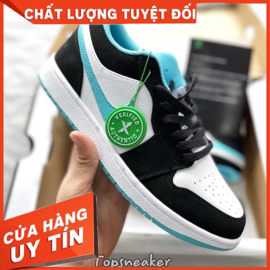 Giày Sneaker Jordan 1 Xanh Ngọc Full Box Freeship HỖ TRỢ ĐỔI TRẢ TRONG 15 NGÀY ! ! ! " " " <