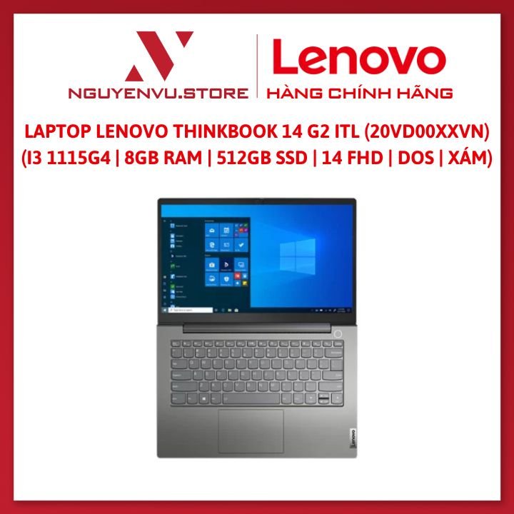 Laptop Lenovo ThinkBook 14 G2 ITL   - Hàng chính hãng