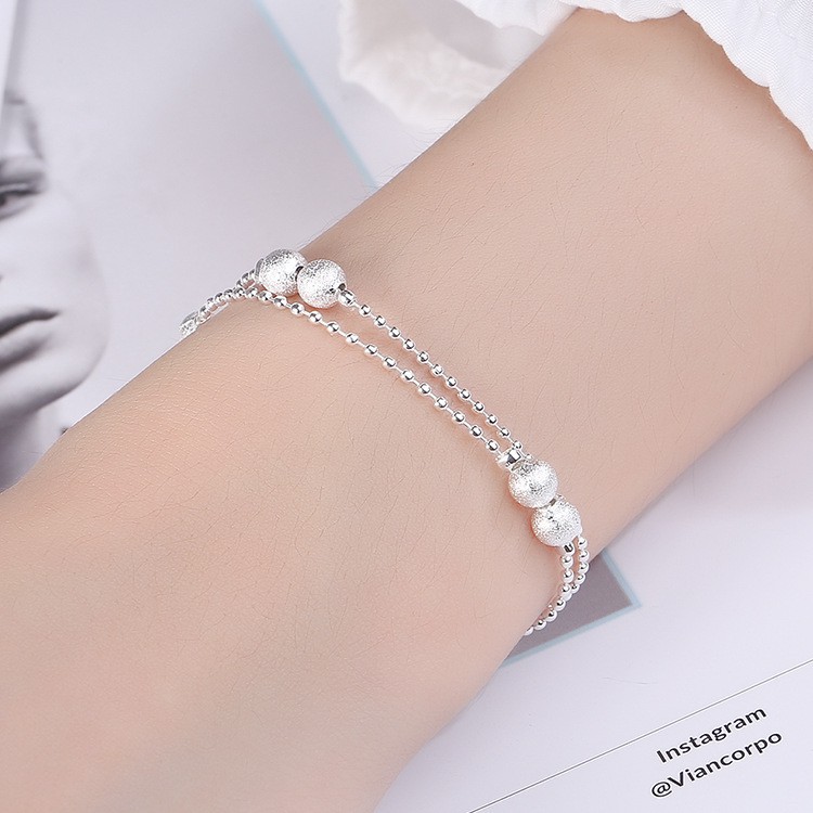 10 designs S925 Silver Bracelet Girls' Accessories Simple Design Bracelet Small Square Bracelet Multi-Style Exquisite Bracelet Gelang wanita