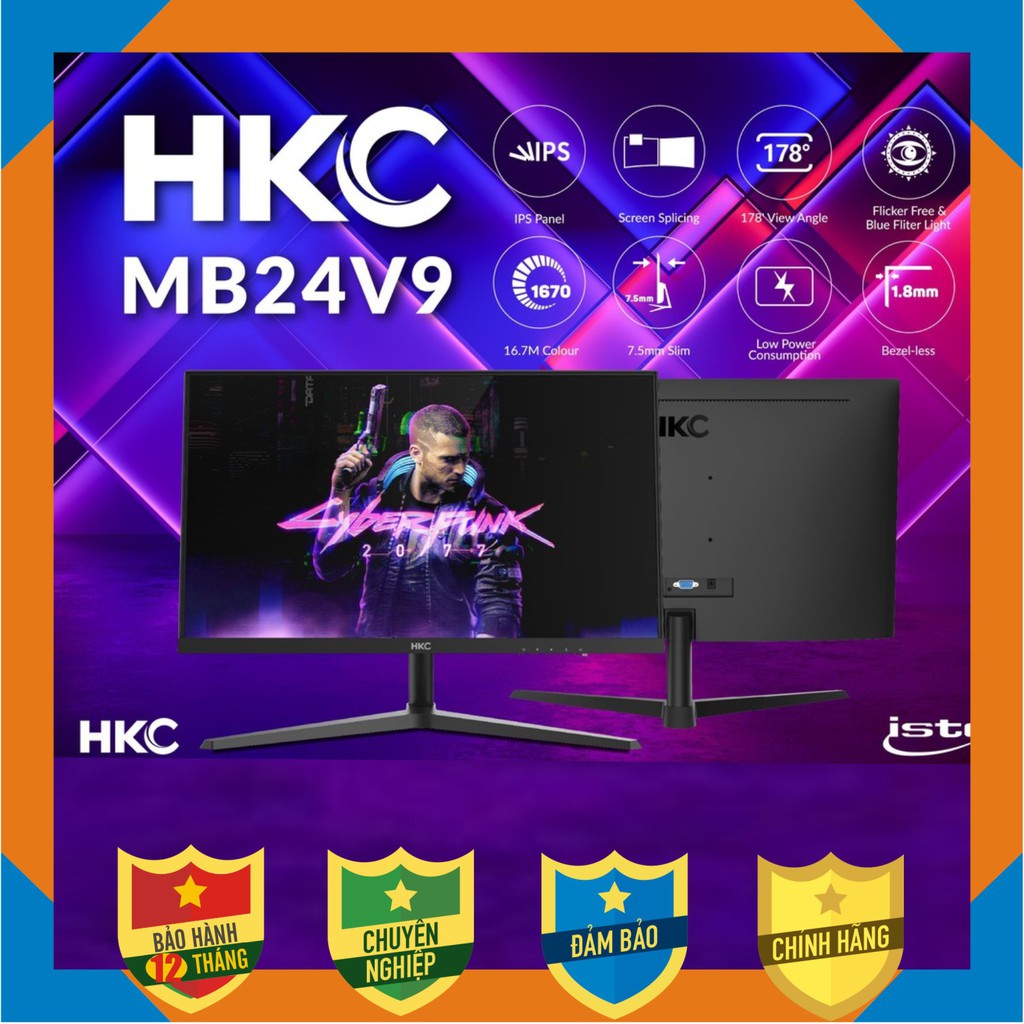 [Mã 159ELSALE hoàn 7% đơn 300K] .Màn hình máy tính 27", 24", 23", 22", 19" HKC, ViewSonic Gloway - Hàng chính hãng !!!