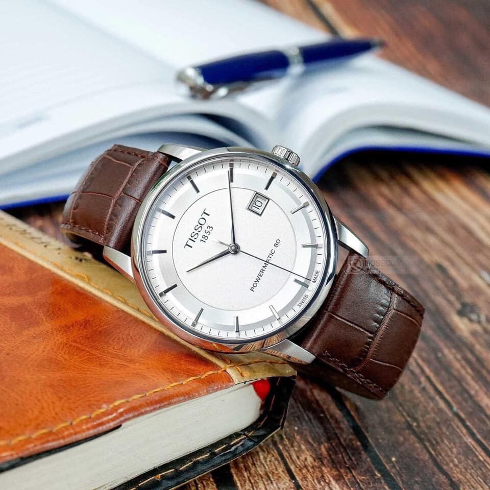 Đồng hồ nam Tissot Luxury Powermatic 80 Automatic Men's Watch - T0864071603100 ⚜️Hàng Authentic⚜️
