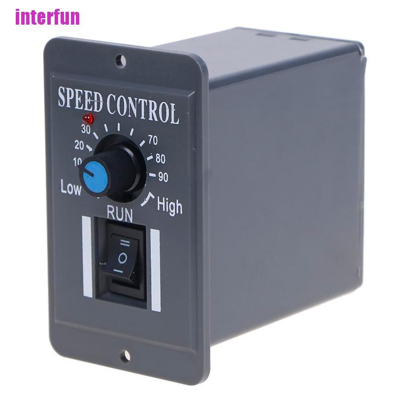 [Interfun1] 12V 24V 36V 48V Pwm Dc Motor Speed Controller Reversible Switch 6A Regulator [Fun]