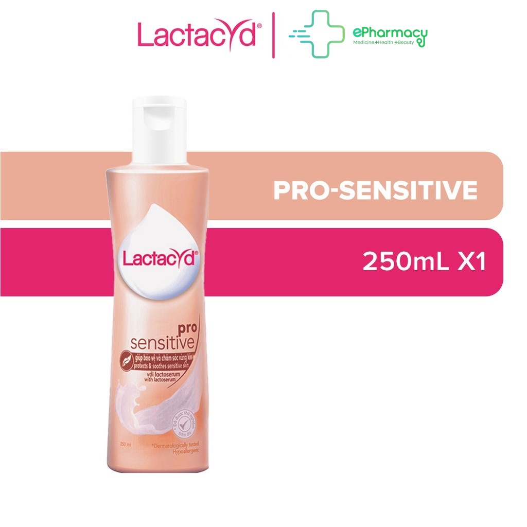 Dung Dịch Vệ Sinh Lactacyd cân bằng độ pH, ngăn mùi 24H 250ml