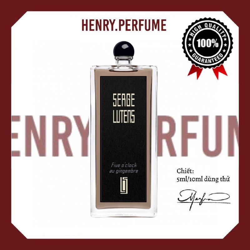 ⛅ Nước hoa Serge lutens five o'clock au gingembre dạng xịt  ®️