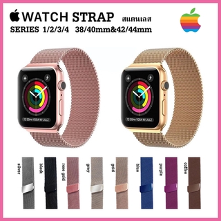 Dây Đeo Inox Milanese Cho Đồng Hồ Thông Minh Apple Watch 6 5 4 3 2 1 42mm 38mm Iwatch 40mm 44mm