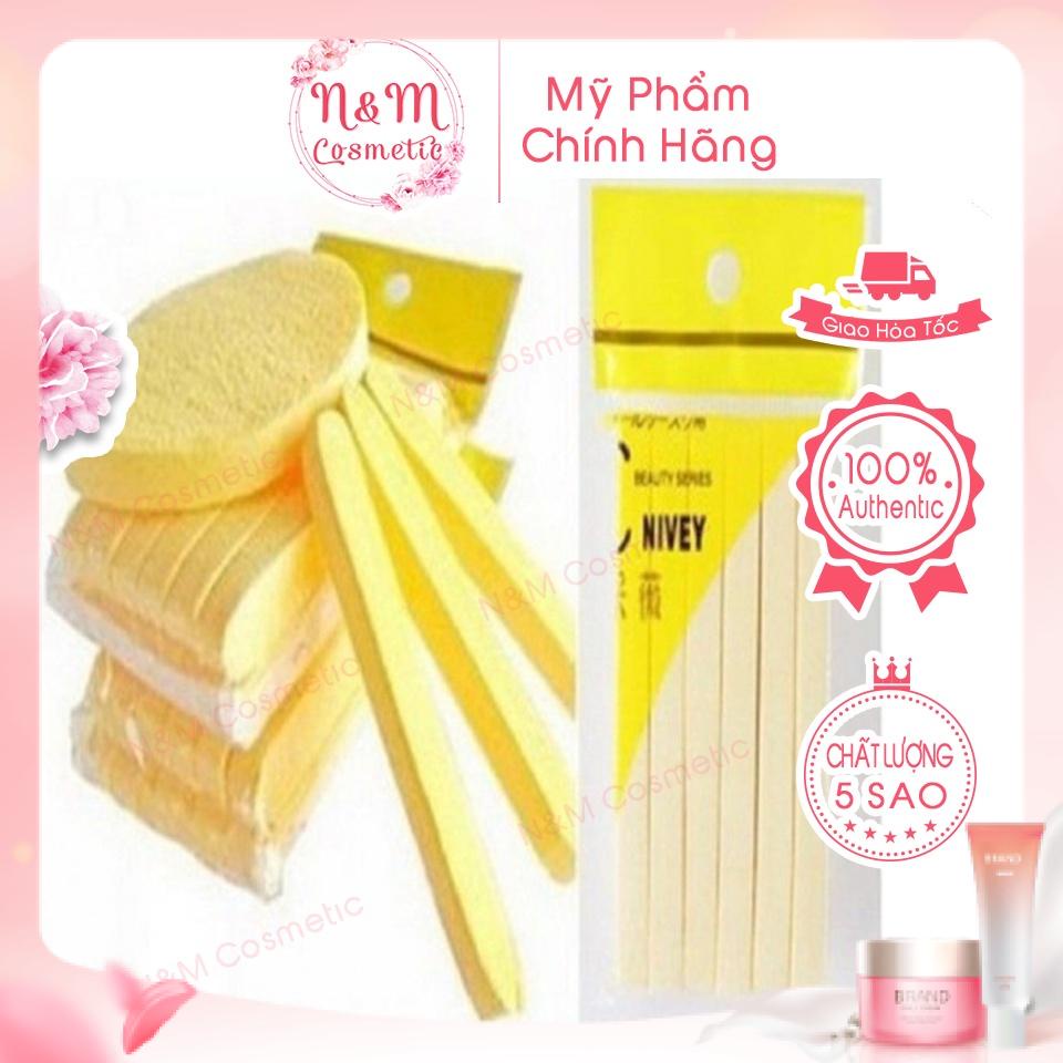 Bông Mút Rửa Mặt Nén Bọt Biển Chivey Nhật Bản