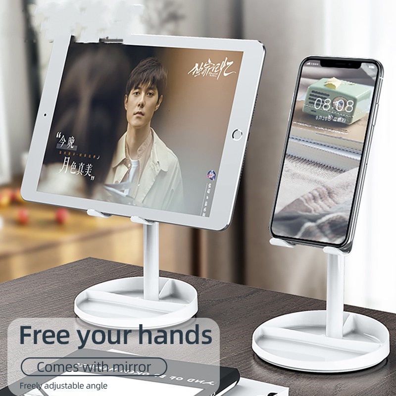 Accezz Giá đỡ điện thoại phổ thông 3,5-10,5 inch Máy tính bảng Giá đỡ điện thoại bằng kim loại ABS cho Oppo Vivo